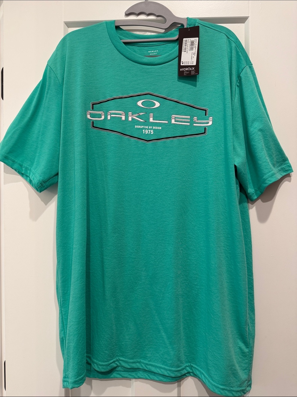 Oakley Teal Graphic Logo Short Sleeve Tee